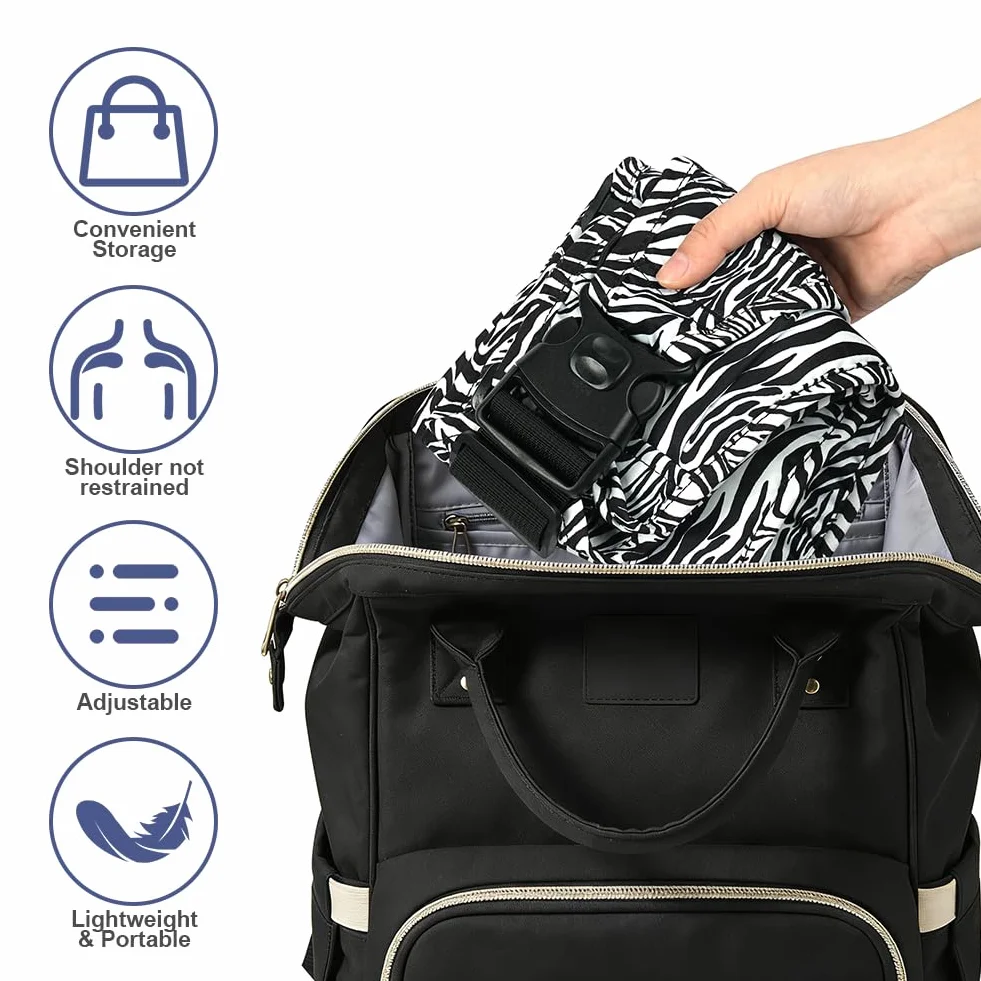 Portabebés Portátil para Bebés, Ergonómico Porteadores para Bebés de 3 a 24 Meses Manos Libres Triple Protección Ensanchado y Engrosado Hasta 20 KG Ajustable Transpirable Baby Carrier Rayas