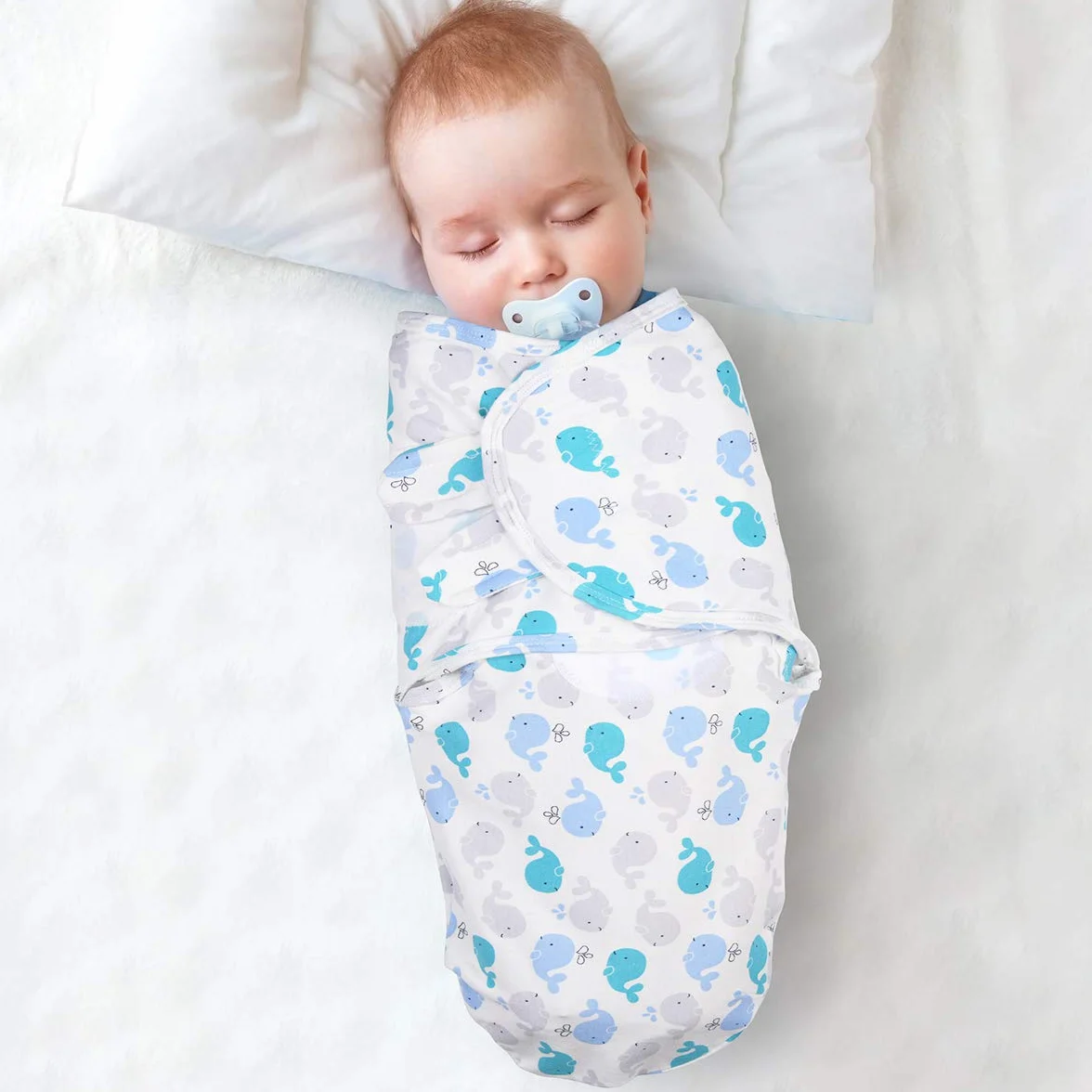 Vicloon Swaddle Wrap, 2pcs Blanket para Bebes, Sacos De Dormir, Envoltura 100% Algodón, Manta de Arrullo Cobija para Recien Nacidos 0-3 Meses