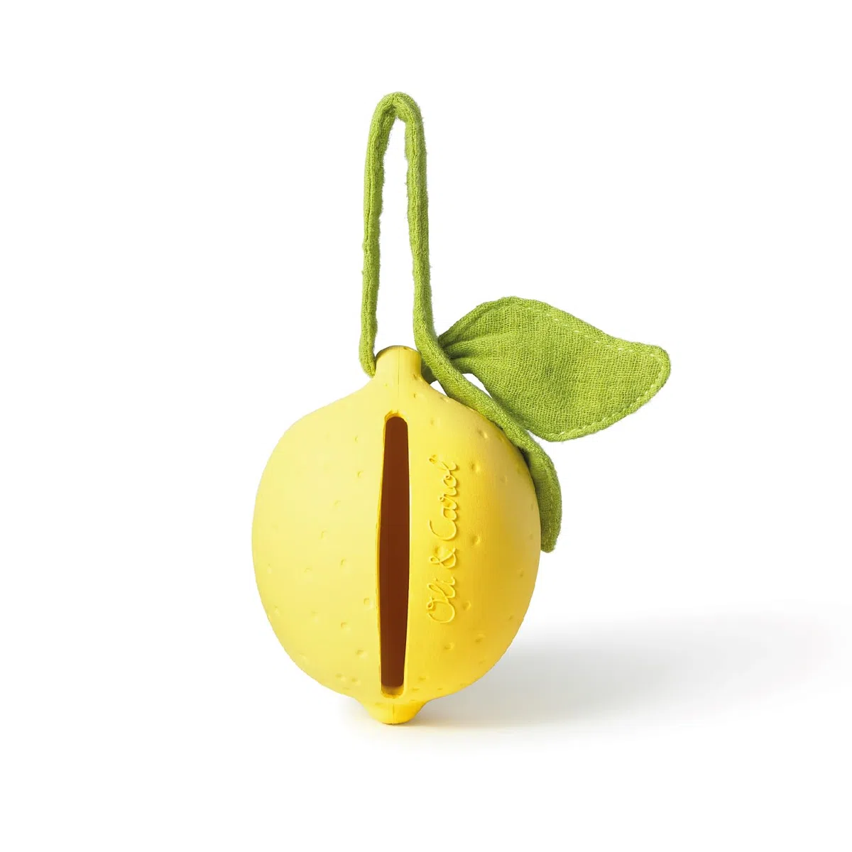 Oli & Carol - Portachupetes de caucho natural - Regalo para padres y bebés - Lou the Lemon