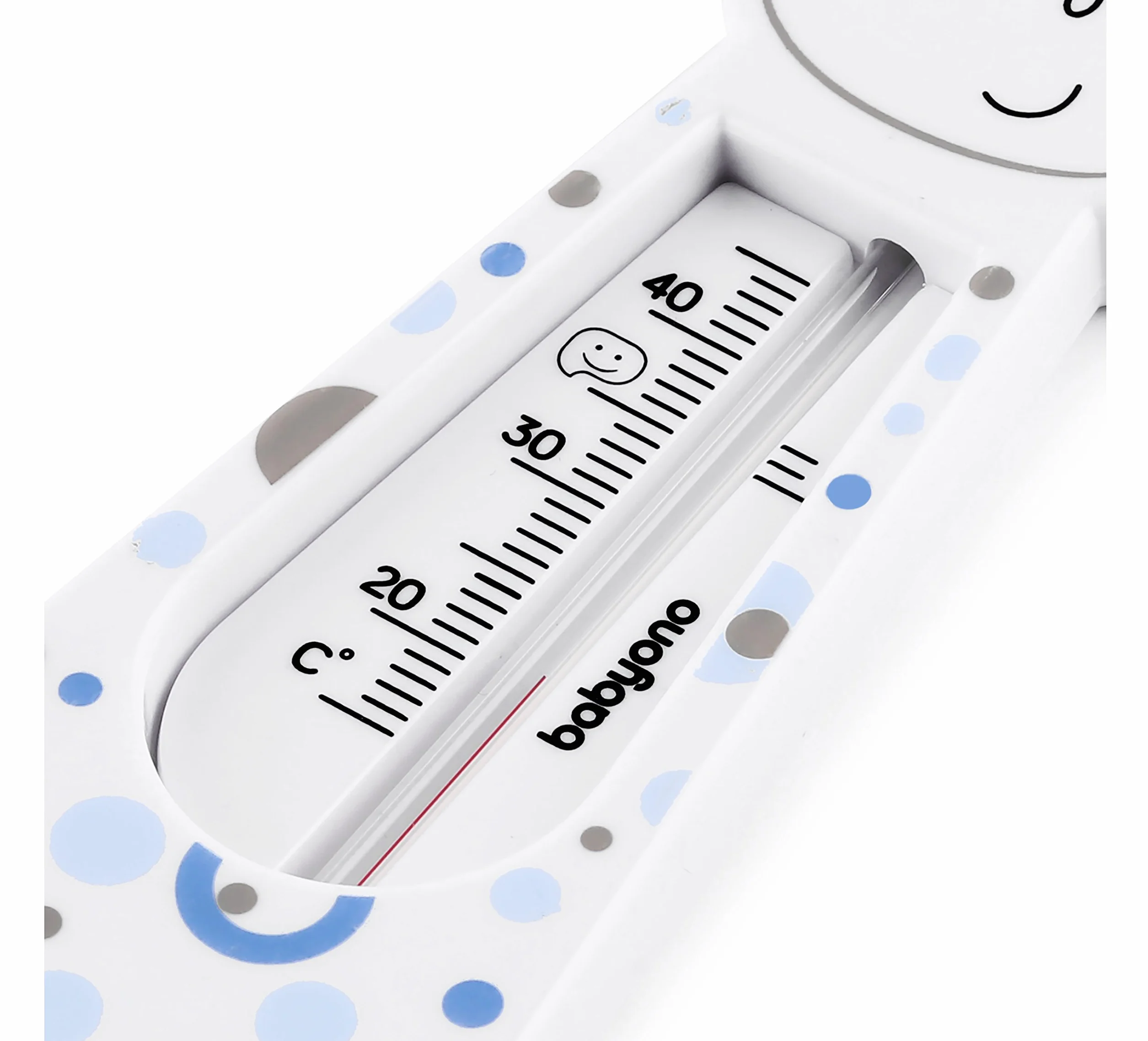 Babyono - Termómetro de baño flotante (blanco/azul)