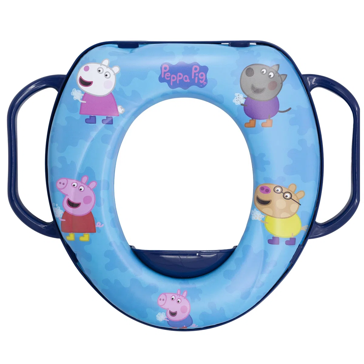 Stor Inodoro blando para niños Tataway con asas, reductor de inodoro con estampado de Peppa Pig, asiento cómodo y antideslizante, fácil de limpiar