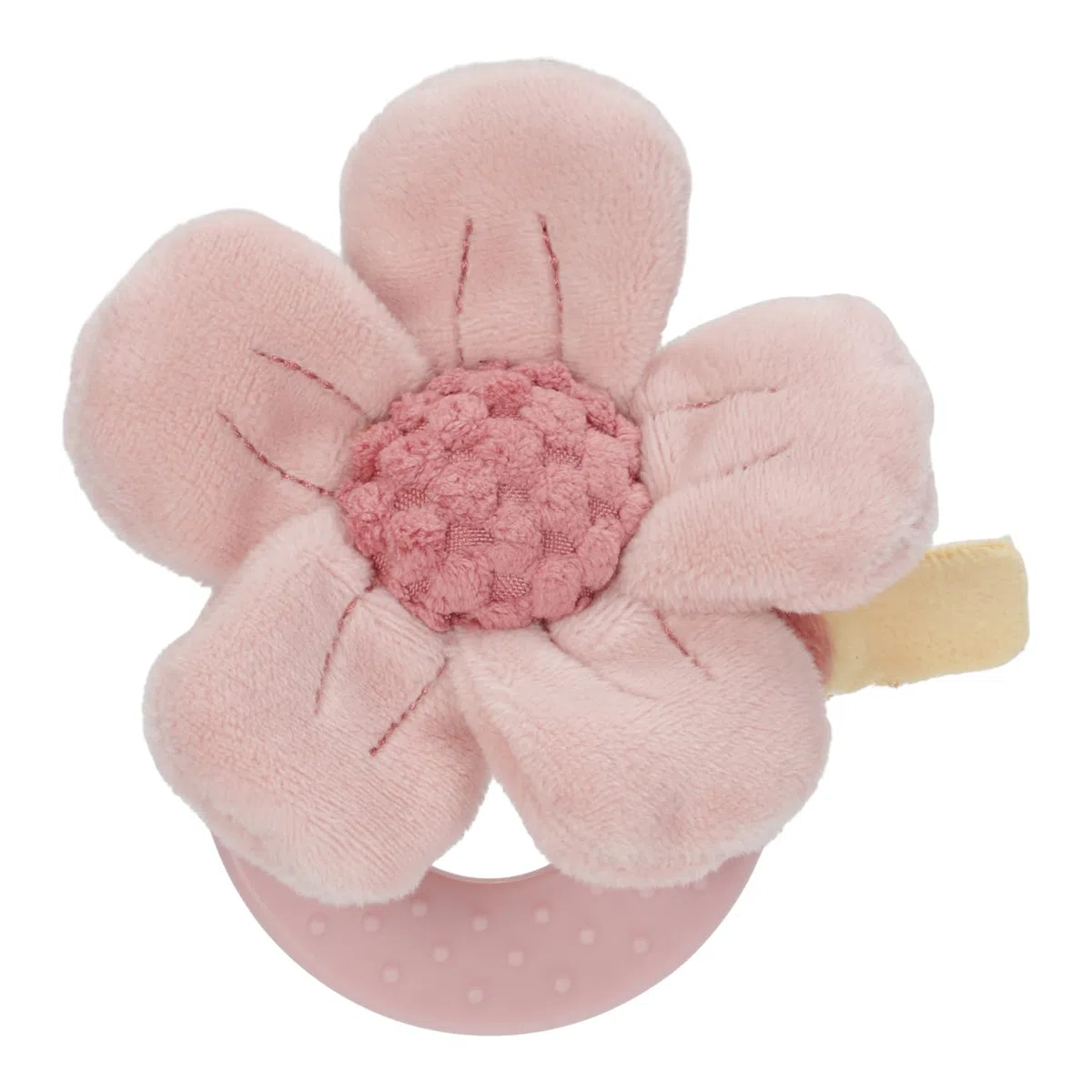 Little Dutch - Set de regalo para bebé de 3 piezas (paño de peluche, mordedor, peluche) ideal para el nacimiento, forma de ciervo, color rosa - Fairy Garden