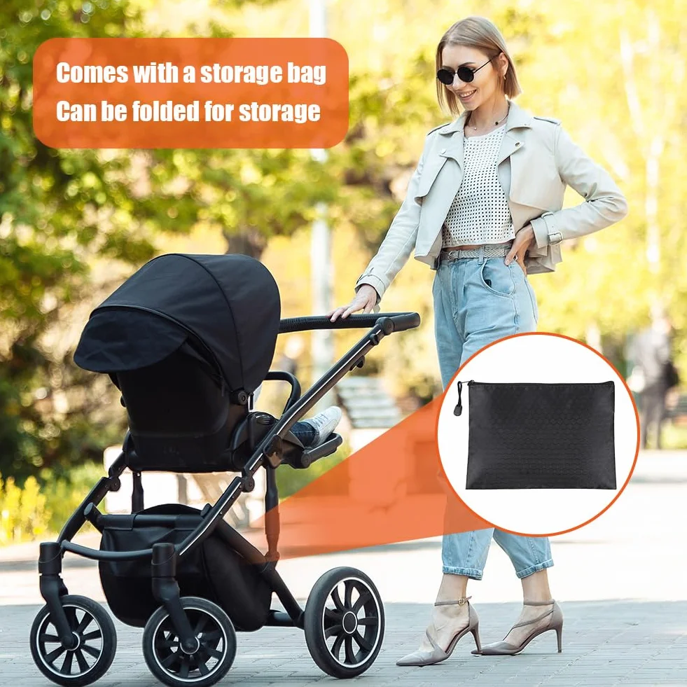 HOTUT 2 Bolsas de Viaje para Coche, 73 x 85cm Bolsa Protectora para Sillas de Coche, Bolsa de Transporte para Bebé y Avión