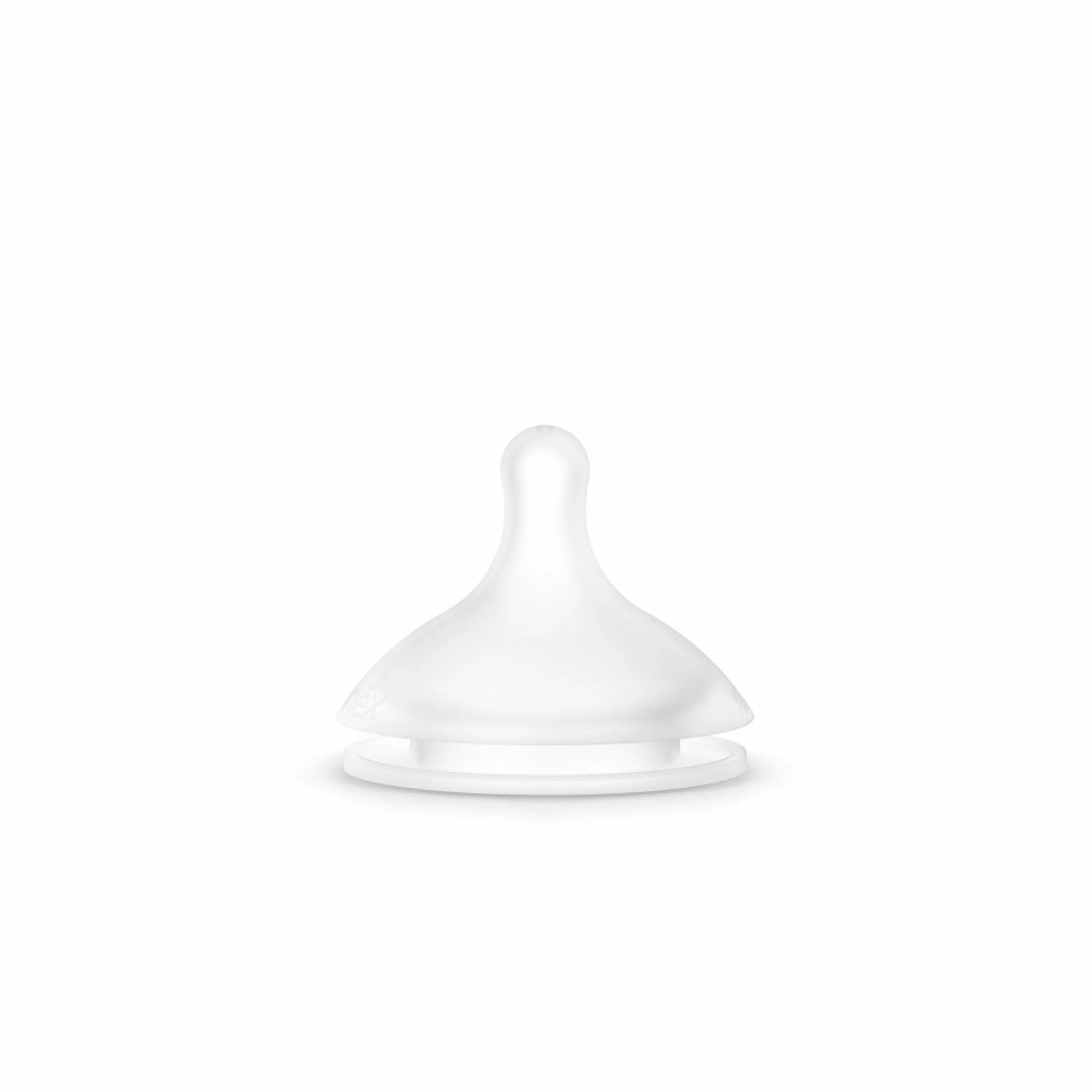 SUAVINEX 307388 - Juego de 2 tetinas Simmétricas de silicona SX Pro, flujo de Denso para leche o líquidos de densidad de 6 meses, con sistema anticólico