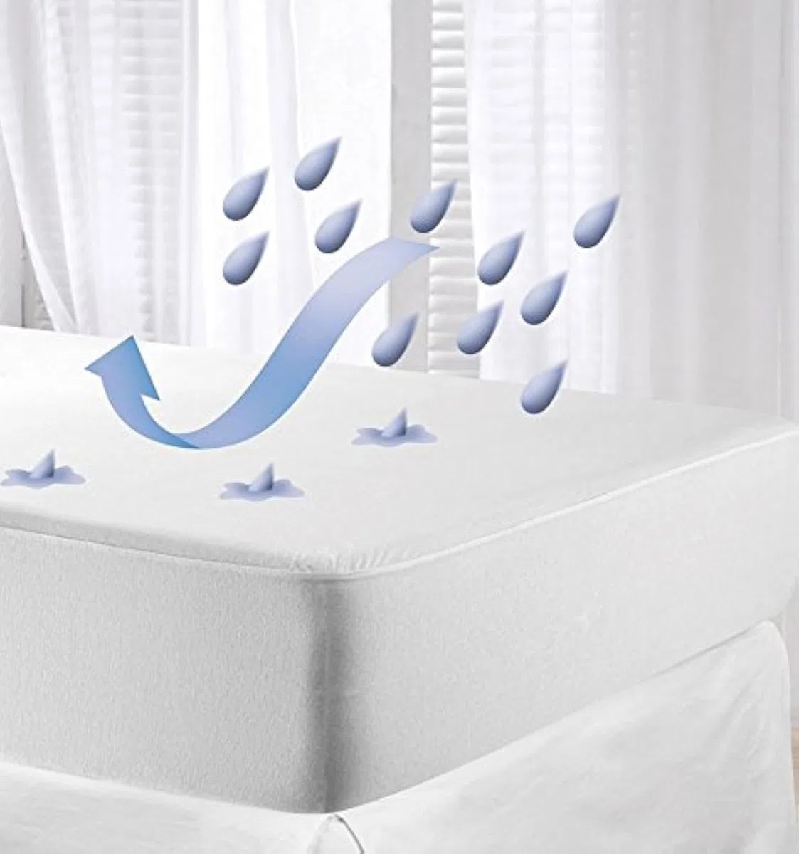 Babyline - Protector Hipersuave, Hipoalergénico, Transpirable E Impermeable (Cuna 80 X 130), 80 X 130 Cm