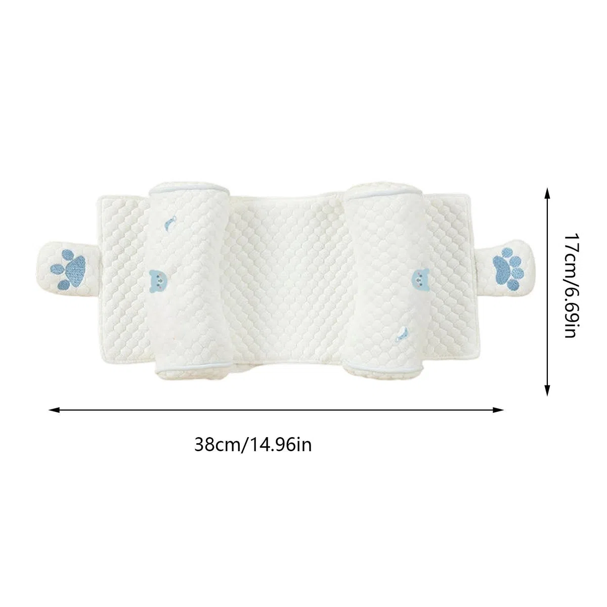 Almohada Infantil | Cojín Repuesto Pequeño Algodón Suave | Soporte Cabeza Dormir Coche Infantil | para Niños Y Niñas, Dormitorio Cama Cuna Cochecito Viaje Uso Diario Interior Y Exterior