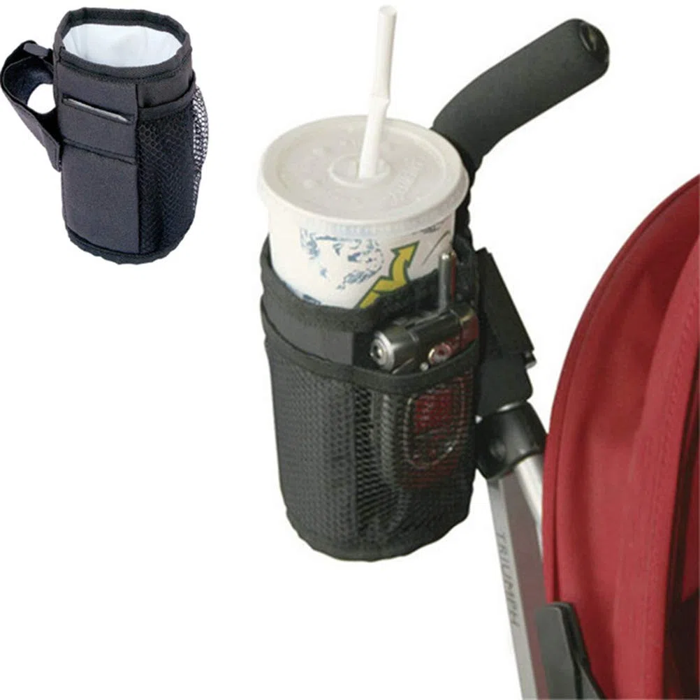 Portavasos para Cochecito, Portavasos Carrito Bebé Ajuste Universal Portabotellas Portavasos para Cochecito Aislado Porta Botella para Silla De Paseo para Cochecitos Y Bicicletas