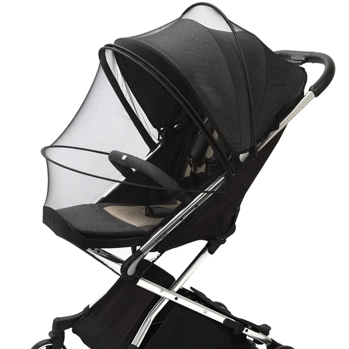 Mosquitera Carrito Bebe Universal,Mosquitera Universal Cochecito Antimosquitos para Bebe,Cremallera Mosquitera Cochecito, para Capazo,Silla de Paseo,Cuna de Viaje,con Bolsa