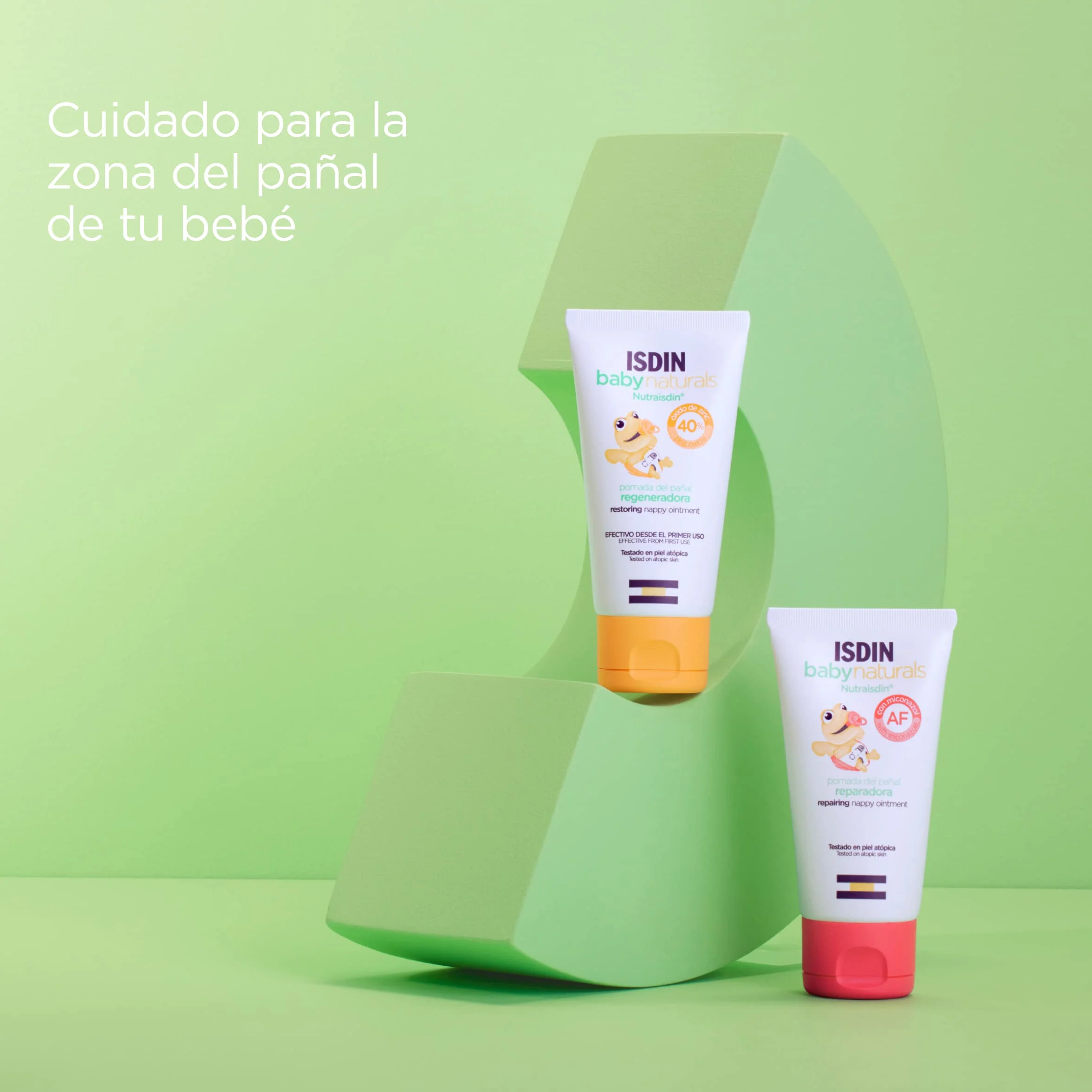 ISDIN Nutraisdin Baby Naturals Pomada del Pañal Regeneradora, Crema con 40% Zinc