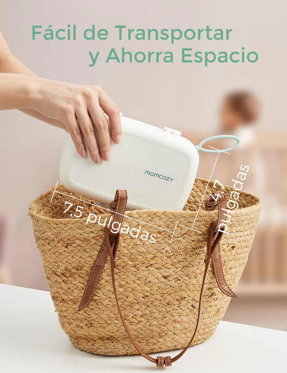 Momcozy Juego de cepillos 7 en 1 para biberones, Kit Completo de Limpieza de biberones con Cepillo de Silicona, Cepillo para pezón, Cepillo para Pajita, dispensador de jabón y Estante de Secado
