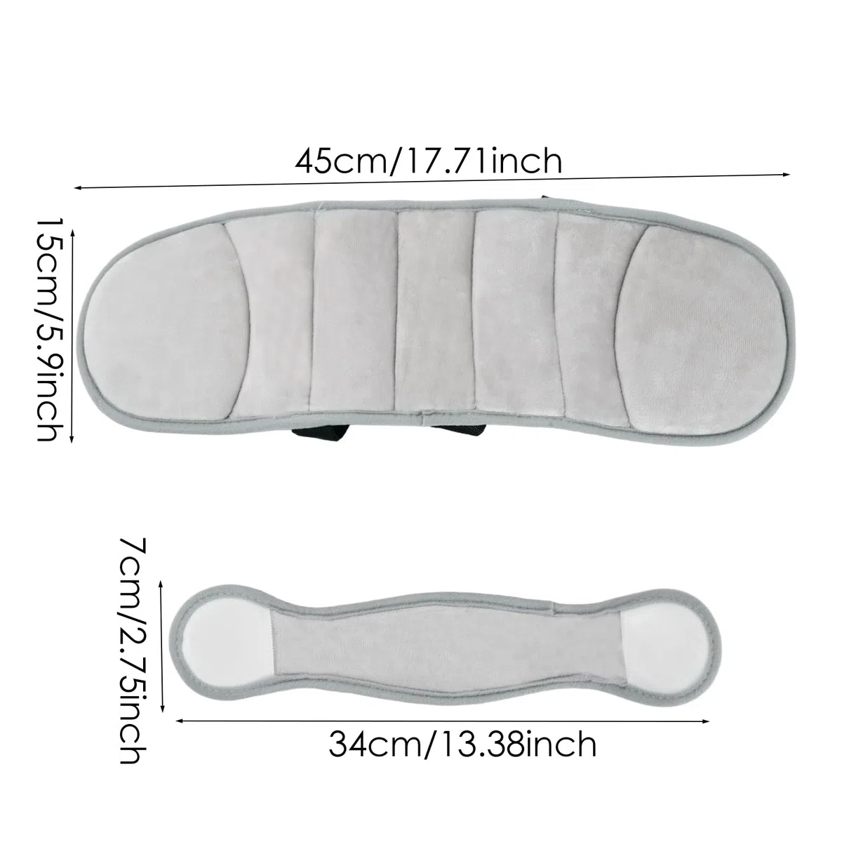 Reposacabezas de Seguridad para Bebe, Banda de Soporte para la Cabeza del Asiento de Coche Ajustable, Sujeta Cabezas Coche para Niños, Cinturón de Protección para la Cabeza para Niños