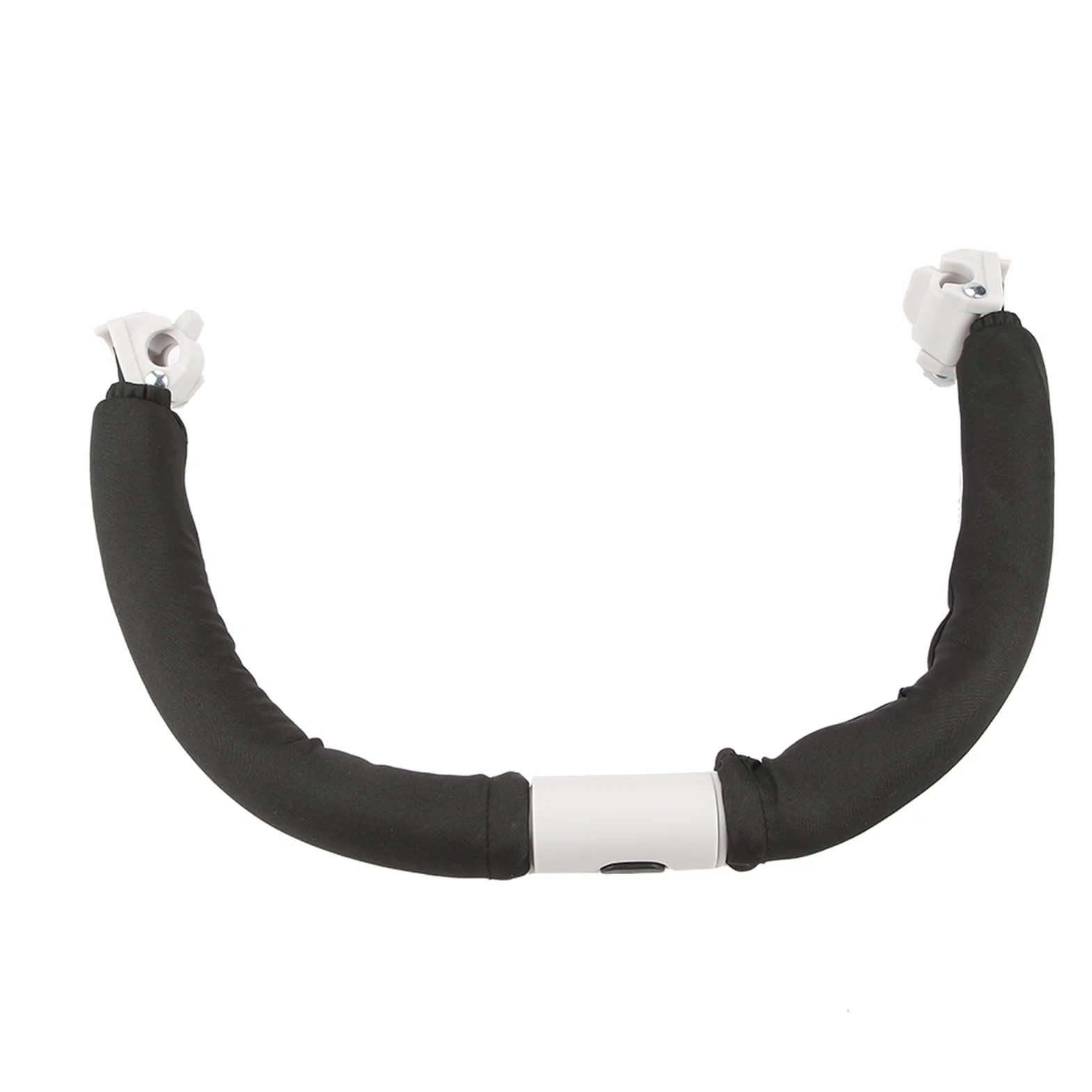 Manillar ajustable para cochecito de bebé, accesorios para cochecito, barra de parachoques, mango para cochecito, reposabrazos, barandilla delantera desmontable, valla de seguridad (Black)