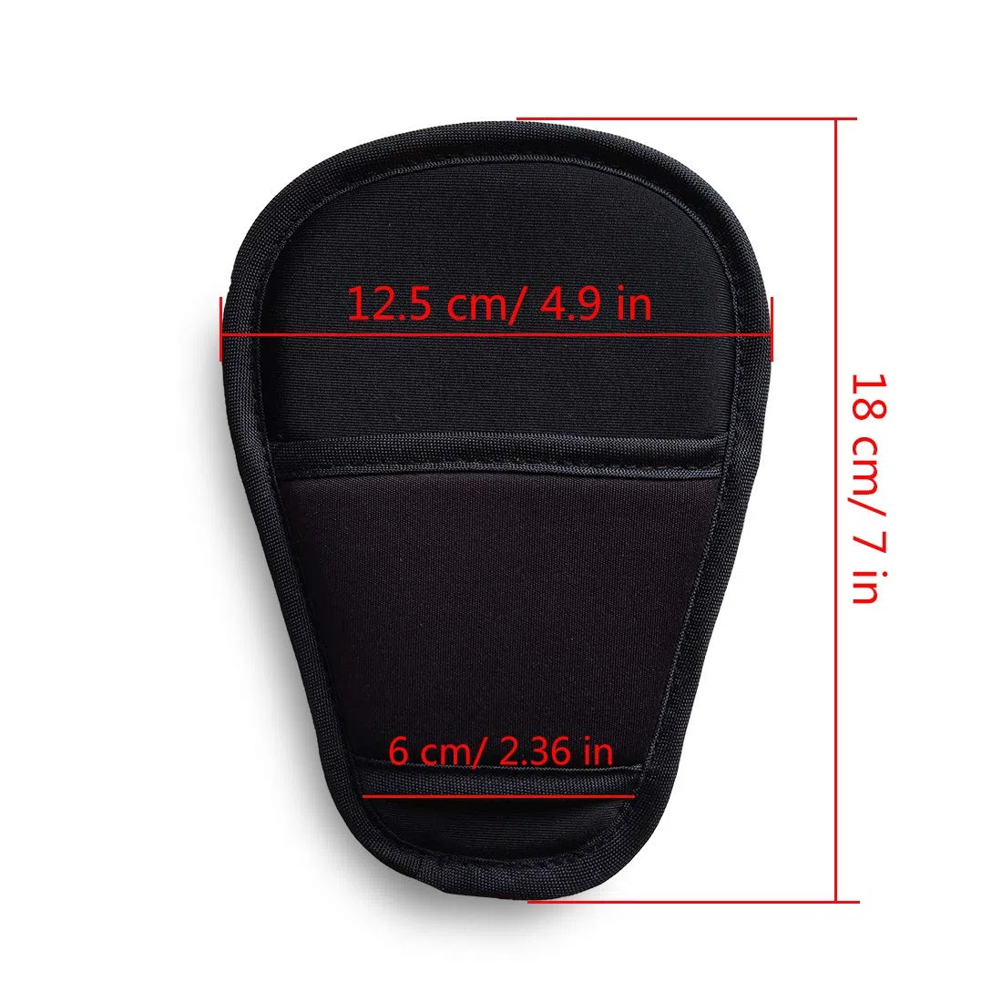 SeedFuture Bebé Cojín para la Entrepierna del Cinturón de Seguridad Negro 2 Piezas, Universal Almohadillas para el Cinturón, Fundas de Cinturón de Seguridad