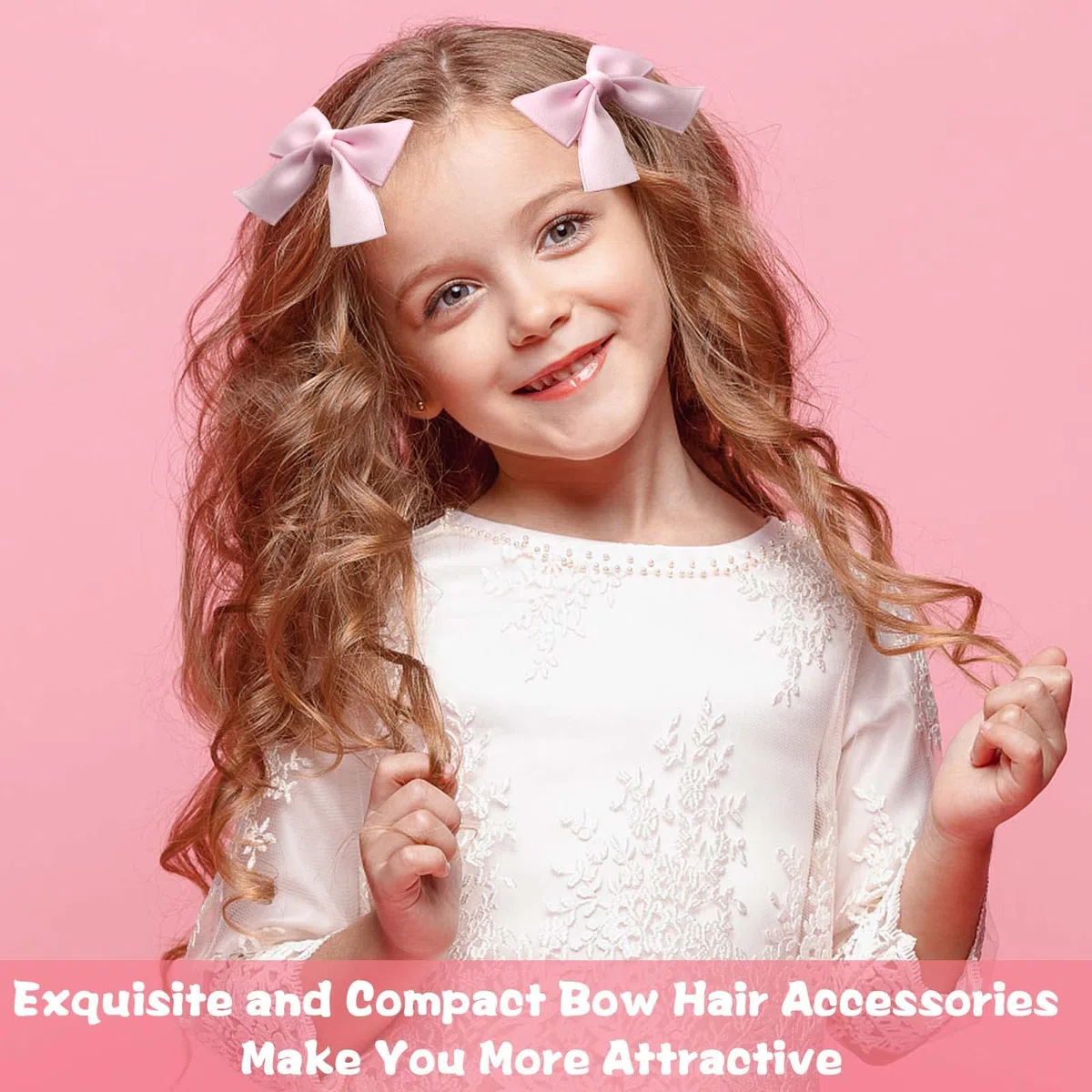 Conjunto de 24 pcs de Accesorios para el Cabello de Niña Rosa, Mariposa Pelo Cuerda Pinza, banda, Bola Redonda Banda de Pelo, Accesorios para el Cabello con Lentejuelas,Decoración de Peinado y Regalo