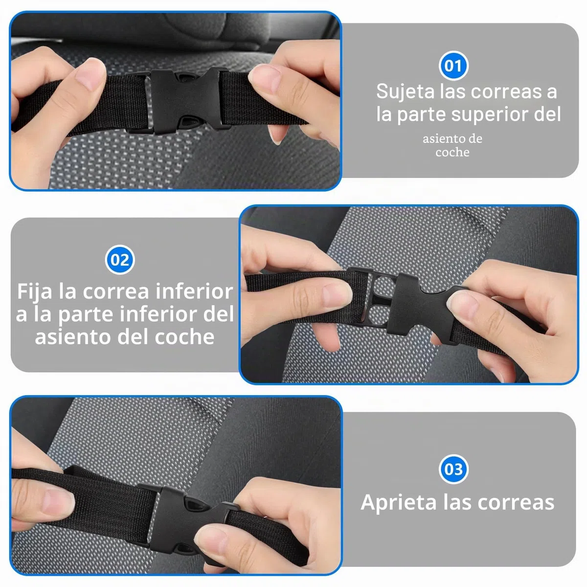 VFANDV 2 Piezas Protector Asiento Coche Respaldo, Protector de Respaldo Impermeable Protector de Asiento de Coche 600D Oxford Protector de Respaldo Protección Fundas para Niños y Bebe