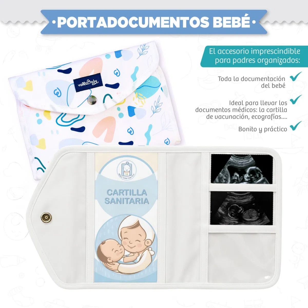 Cambiador Bebe Portatil XL Impermeable 5 Compartimentos y Portadocumentos Organizador Viaje Regalo Bebé Recien Nacido Diseño Elegante Compacto para Padres y Abuelos