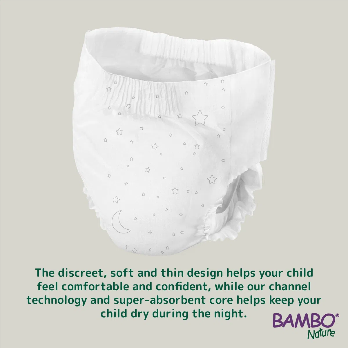 Bambo Nature Dreamy Night Pants - Pañales (niños de 8 a 15 años, 35 a 50 kg), 10 unidades, pañales ecológicos que mantienen las camas secas toda la noche, pañales de entrenamiento para dominadas