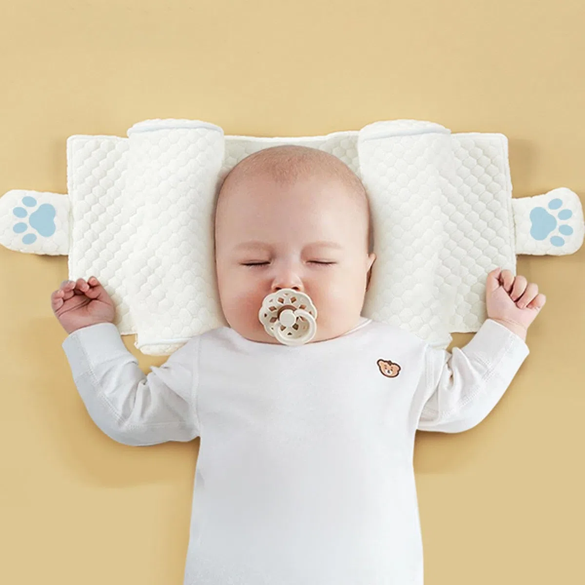 Almohada Infantil | Cojín Repuesto Pequeño Algodón Suave | Soporte Cabeza Dormir Coche Infantil | para Niños Y Niñas, Dormitorio Cama Cuna Cochecito Viaje Uso Diario Interior Y Exterior
