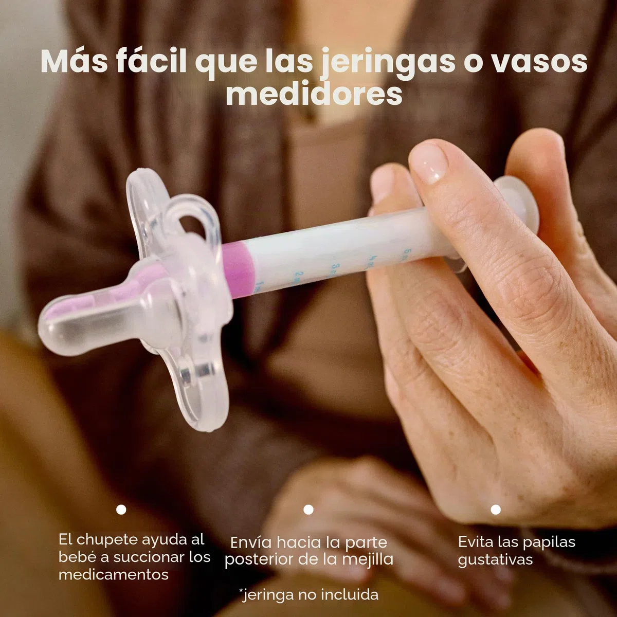 Frida Baby Dispensador de medicina estilo chupete