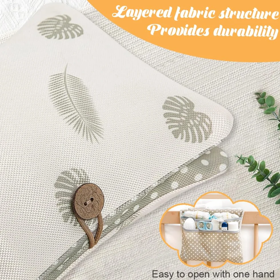 Bolsa de Pañales 2 en 1,Porta Pañales Y Toallitas Bebe,Organizador de Neceser Bebe Portátil,Organizador Cambiador Reutilizables,Nappy Bag Diaper,Bolsa de Cosméticos de Viaje Plegable para Mamá