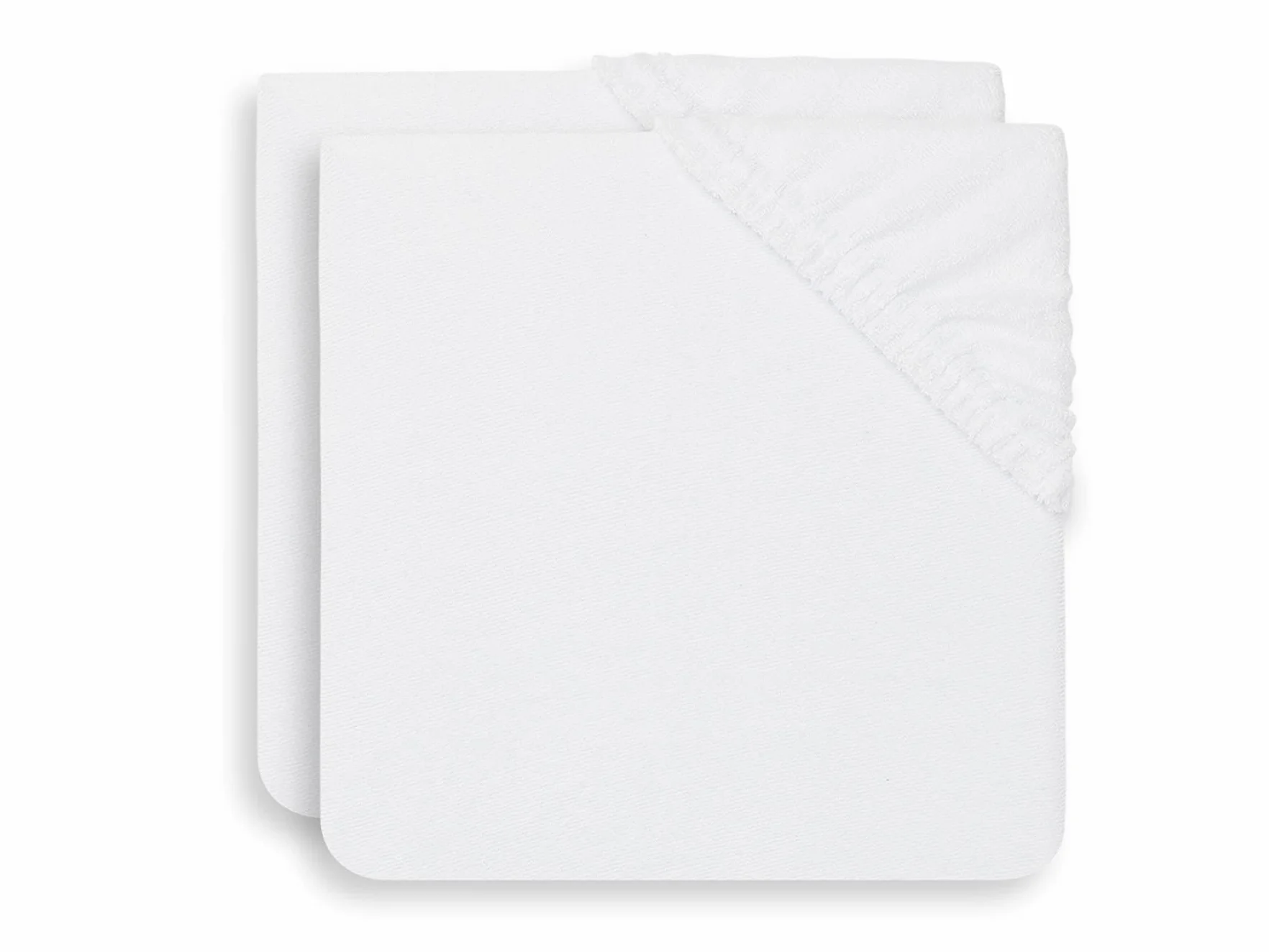 Jollein 2550-503-00001 - Funda De Cambiador Rizo 50X70Cm Color Blanco (Paquete De 2)