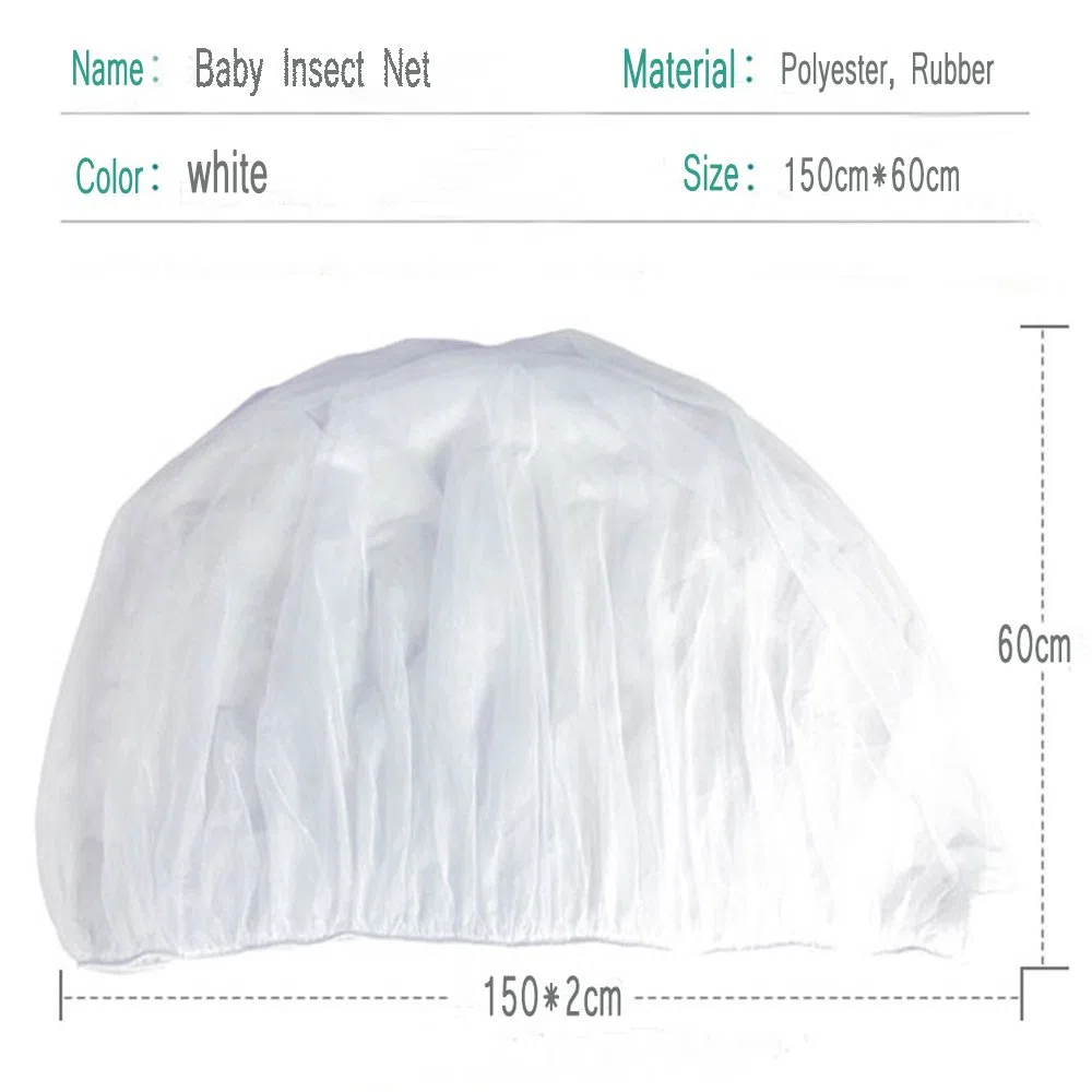 Moustiquaire Poussette, Universelle pour Landau, Auto-siège, Lit Parapluie, Protection Anti-insectes pour Bébés, Enfants Tissu à Mailles résistante, solide et lavable