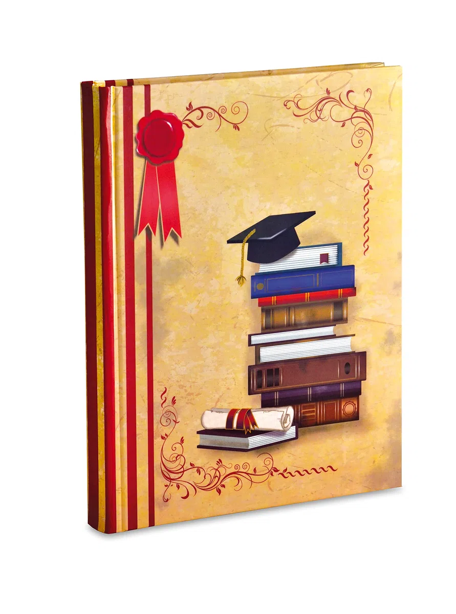 Álbum de Fotos de graduación con Bolsillos de 21x28 cm Contiene 200 Fotos de Papel Impreso de 13x18 cm con Acabado Laminado Mate