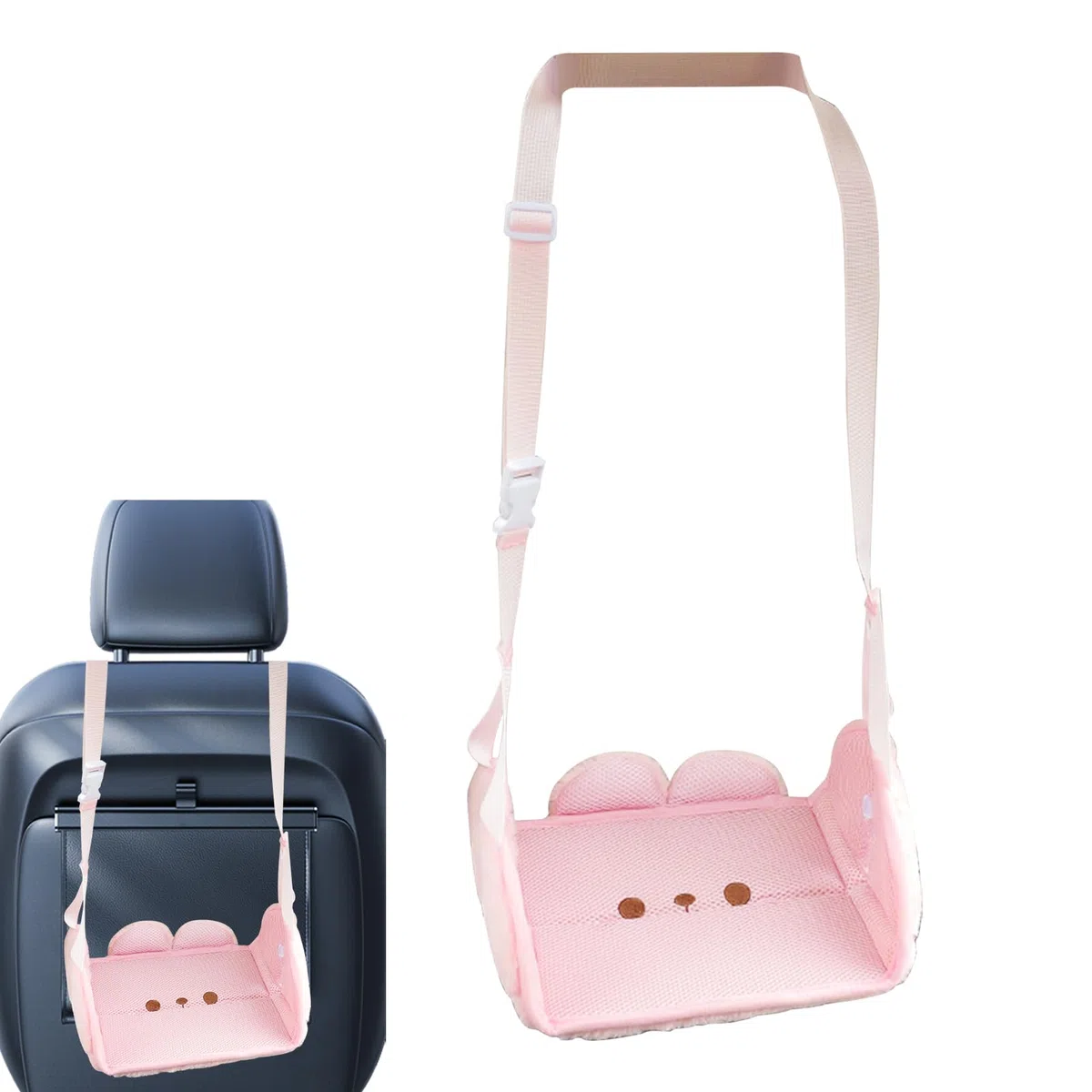 Reposapiés De Coche - Accesorios Automotrices Ergonómicos De Soporte,Hamaca Reposapiernas Para Coche De Pasajeros,Para Viajes Largos En Automóvil SUV RV Para Niños Adultos Y Pasajeros Ancianos