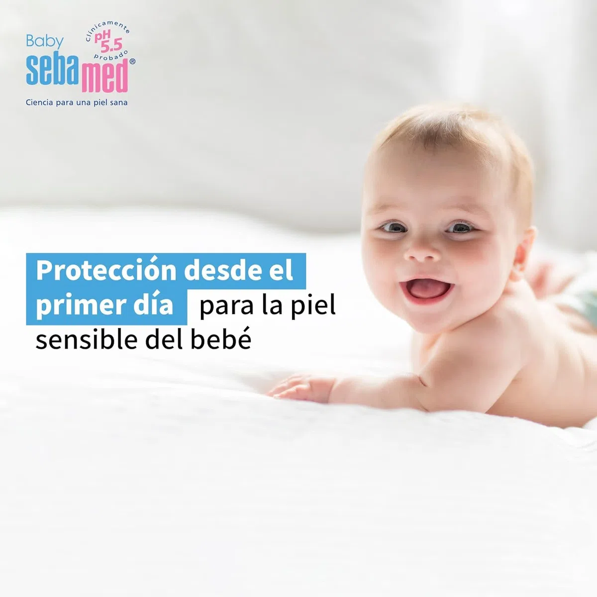 Sebamed Baby Crema Balsámica, con Pantenol para el Cuidado Diario de la Zona del Pañal del Bebé, Piel Delicada