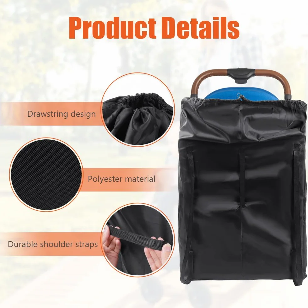 HOTUT 2 Bolsas de Viaje para Coche, 73 x 85cm Bolsa Protectora para Sillas de Coche, Bolsa de Transporte para Bebé y Avión