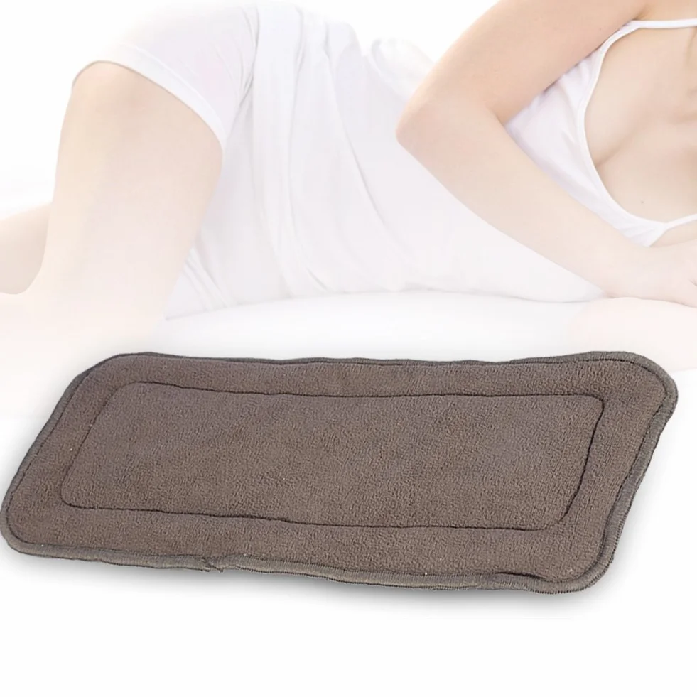 Pañal de tela lavable de 5 capas con carbón de bambú antibacteriano para adultos talla M