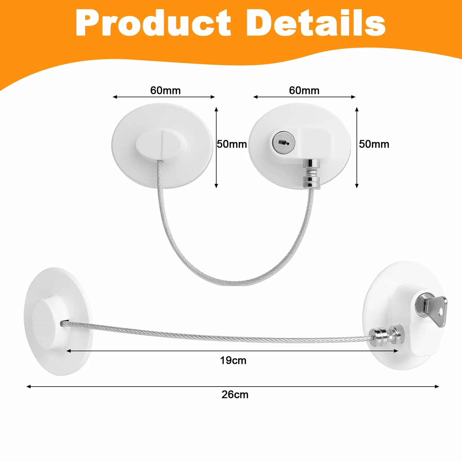 Romon Cerradura Para Puerta De Frigoríficoe 4 Pcs, Seguridad Puertas Niños Con 8 Llaves, Para Puertas, Ventanas Y Frigoríficos, Cajones, Lavadoras, Armarios, Con Un Enfoque En La Seguridad De Los Niño