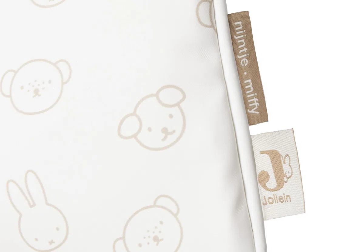 Jollein Cojín para Trona - Miffy and Friends - para Trona Antilop - con Soporte Lumbar y Lateral - Fácil de Limpiar - Reductor de Asiento para Trona - Recubierto de TPE