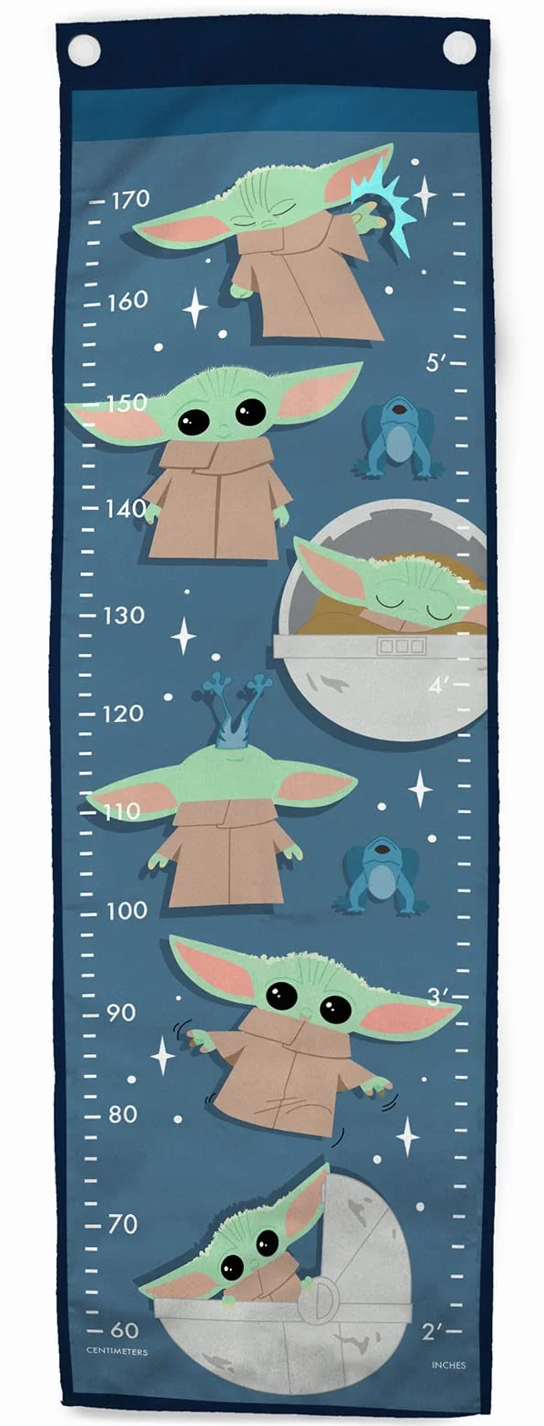 Star Wars The Mandalorian 3 Veces Alto Tabla de Crecimeinto de Pared Para Niños 170 cm de Altura