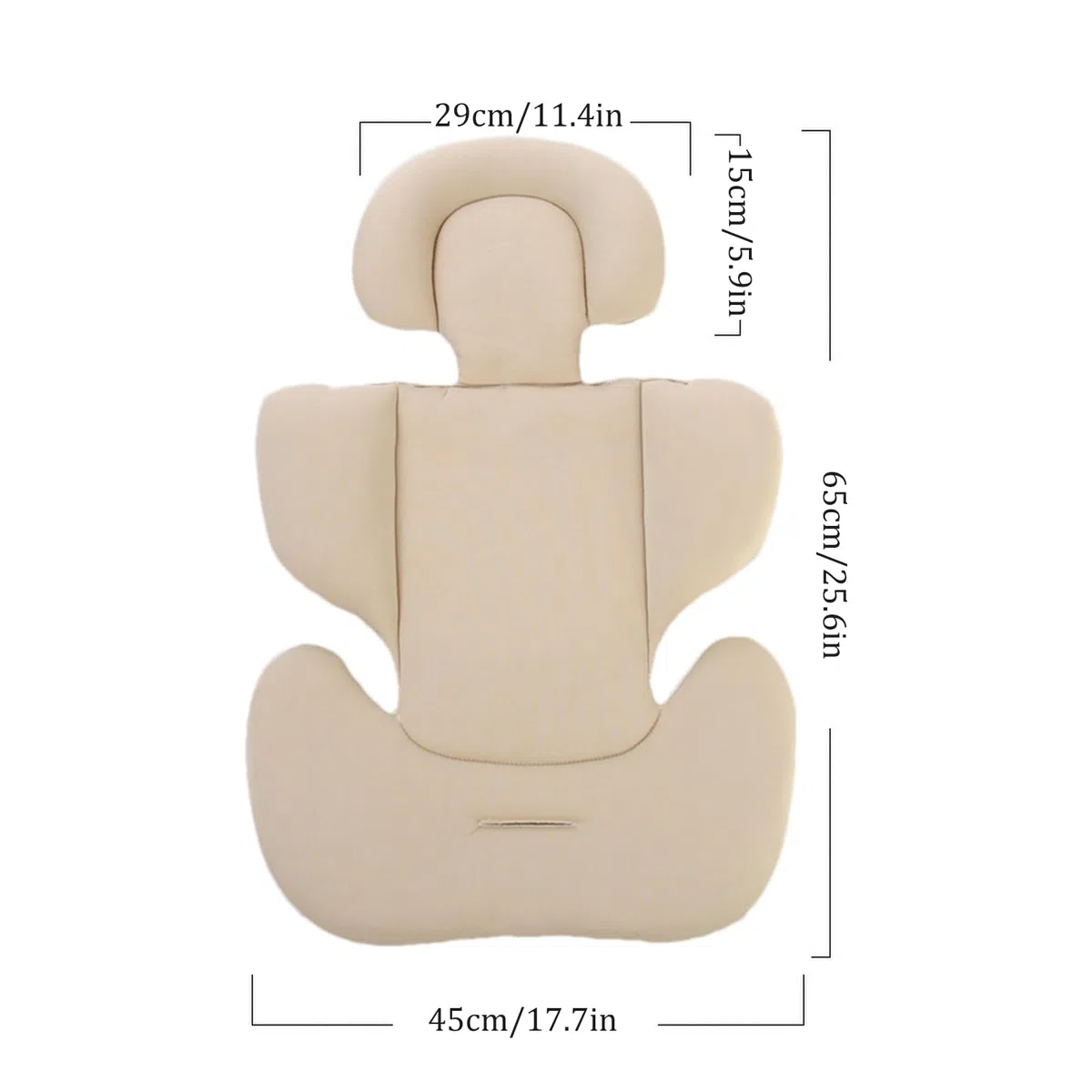Cojín para Cochecito de bebé, cojín para Asiento de Coche para recién Nacido | Cojín Extra Suave para Asiento de Coche,Inserto de para el Cuello de la Cabeza, Soporte Corporal para