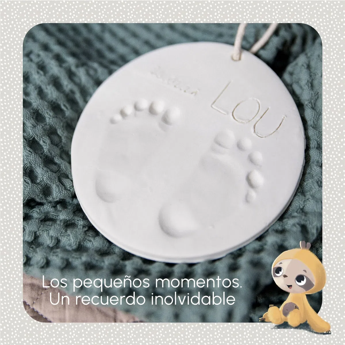 Tiny Love Huella Pura, Kit Adorno Arcilla, Kit Huella Bebé Pie y Manos, Dermatológicamente Testado, Recuerdo Todo en Uno, Recuerdos Creativos, Tiny Creations