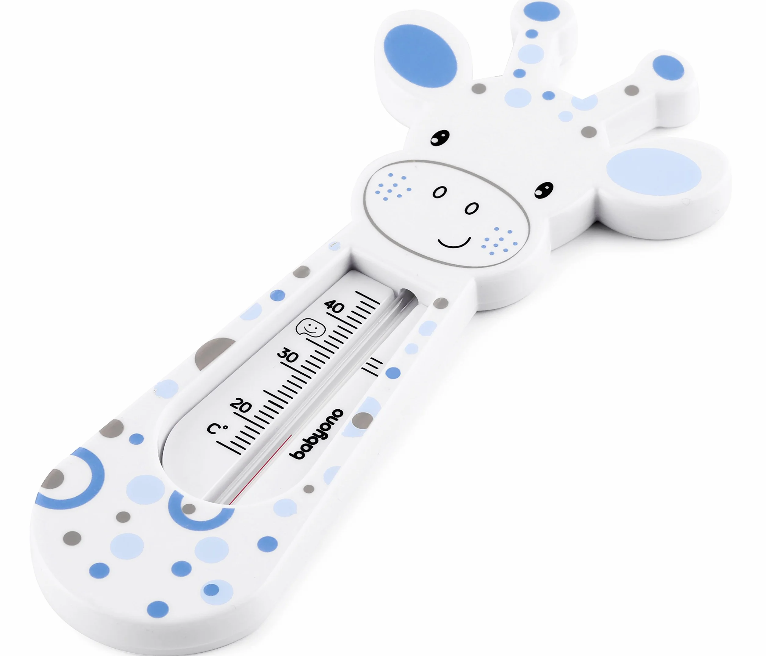 Babyono - Termómetro de baño flotante (blanco/azul)
