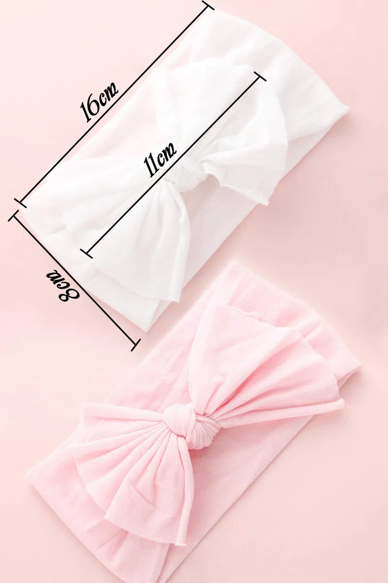 Hocaies Vendas del bebé Hairband de los bebés recién Nacidos Diademas de bebé anchas con lazo Diadema Elástica Niñas Banda Para Cabeza Bebe Accesorio Bebe Niñas Recien Nacida