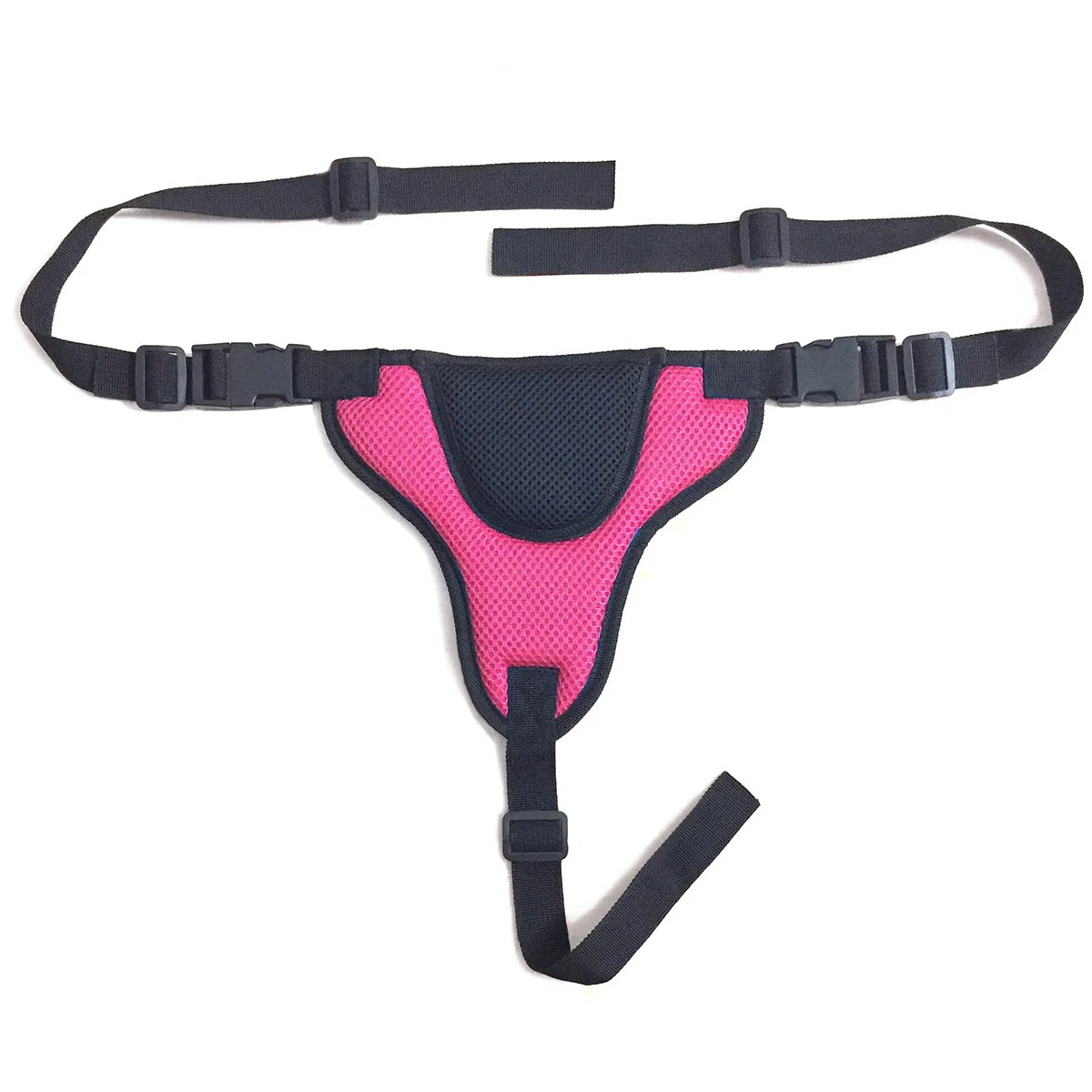 Zarpma Cinturón de seguridad para bebé con almohadilla protectora, cinturón de seguridad de 3 puntos para niños y bebés, compatible con trona antílop, color rosa