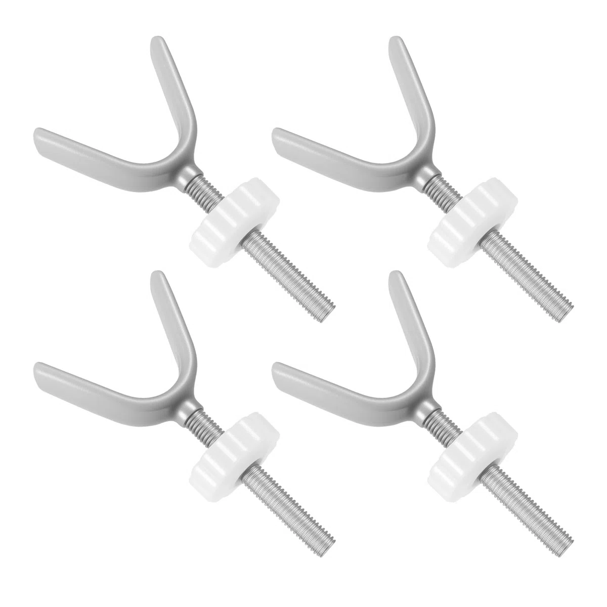 4 Piezas Tornillos de Presión para Puertas de Seguridad, M10 Tornillos en Y para Barreras de Escaleras, Kit de Extensión para Puertas de Bebé y Protección Infantil