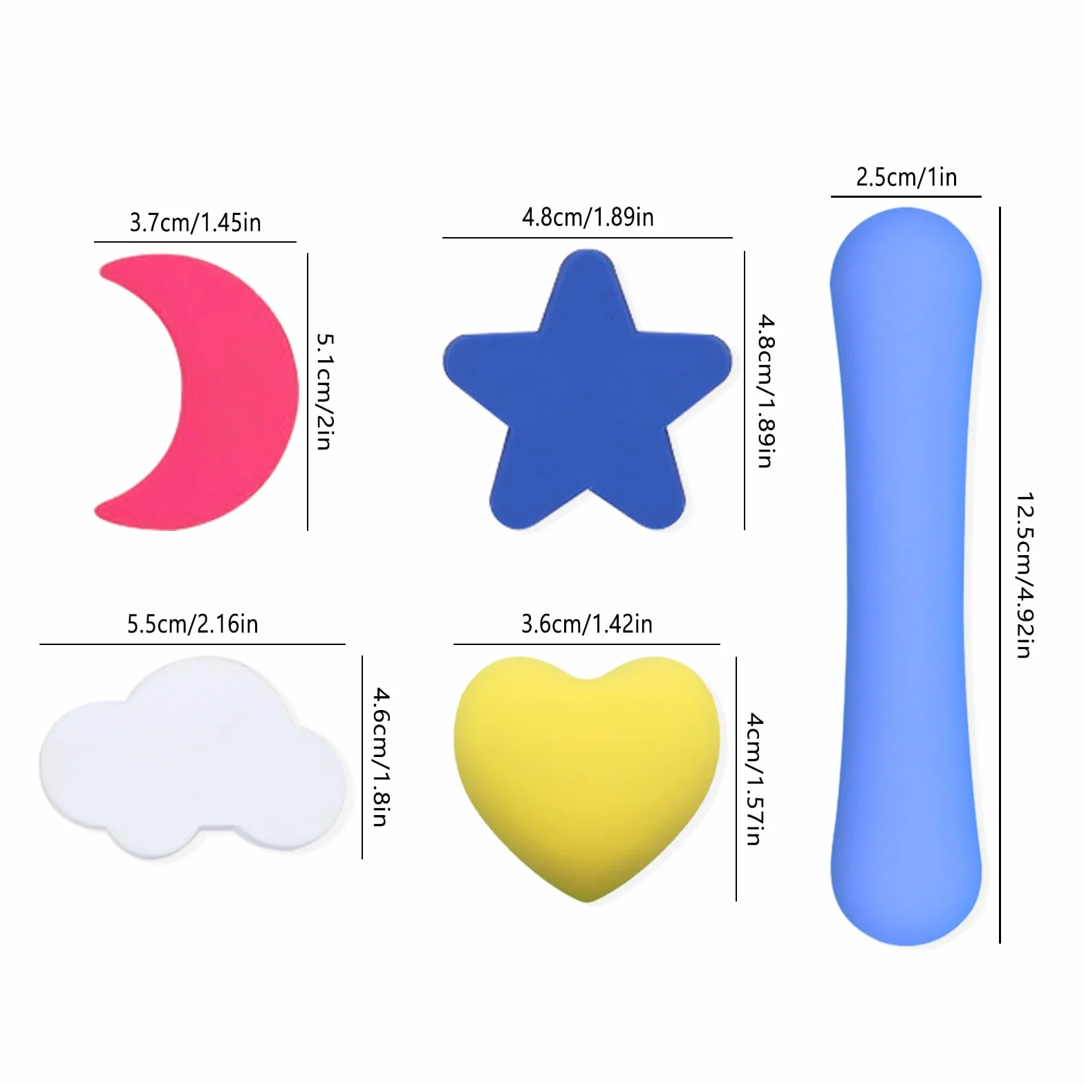 Tiradores para Armarios Infantiles, 10 Pcs Tiradores Cajones con Tornillos Mango Anticolisión de Goma Blanda de Cielo Estrellado de Dibujos Animados para Muebles de Dormitorio Infantiles