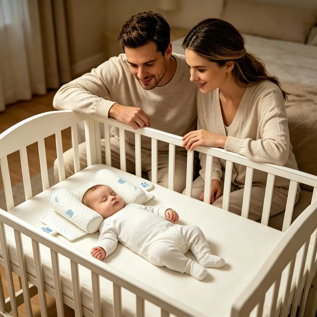 Almohada Infantil | Cojín Repuesto Pequeño Algodón Suave | Soporte Cabeza Dormir Coche Infantil | para Niños Y Niñas, Dormitorio Cama Cuna Cochecito Viaje Uso Diario Interior Y Exterior
