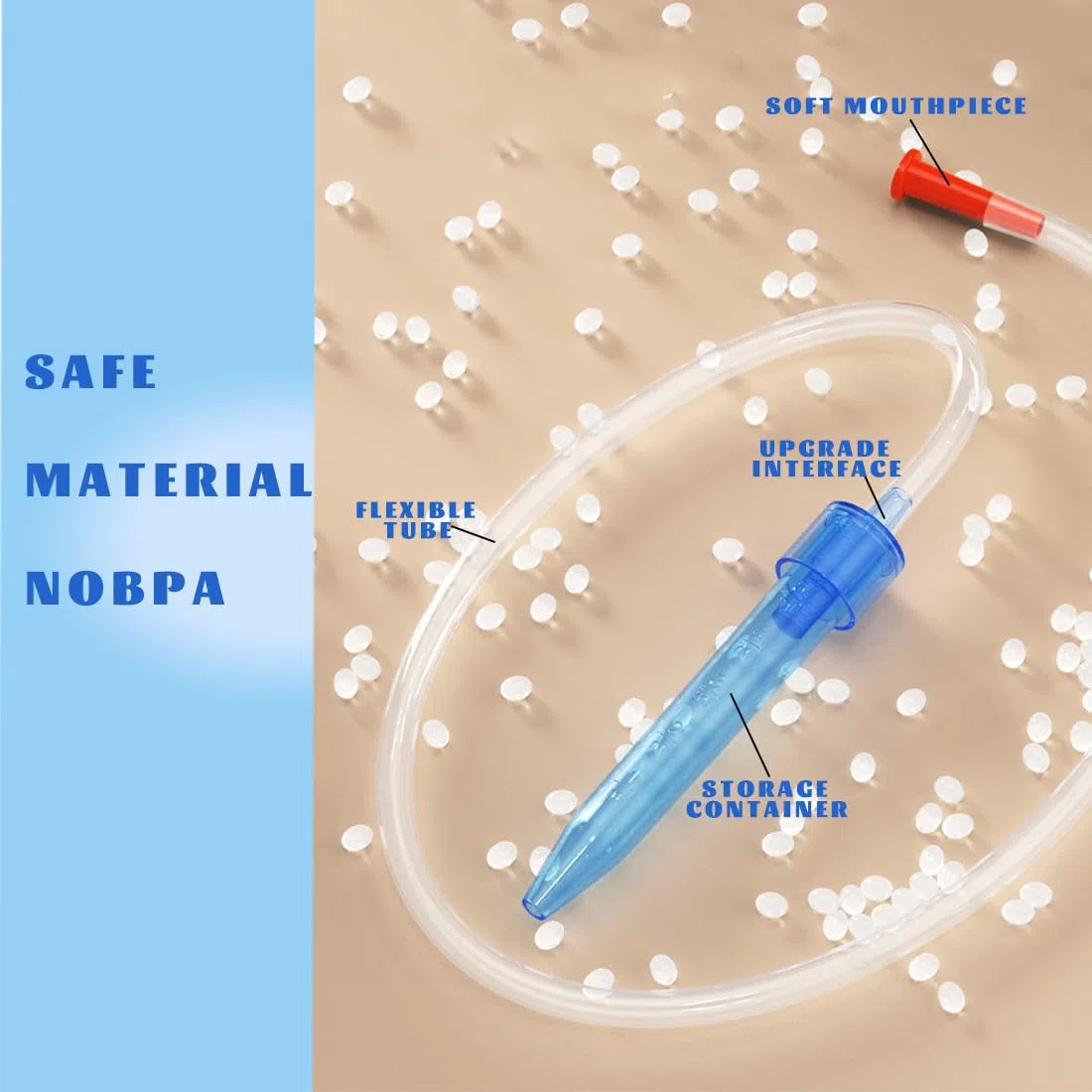 1 Pcs Aspirador Nasal Bebes, 200 Pcs Filtros de Aspirador Nasal, Silicona limpiador de Nariz Seguro, Reutilizable de Irrigador Nasal para Bebes, limpiador de Nariz Seguro, Cómodos y Seguros