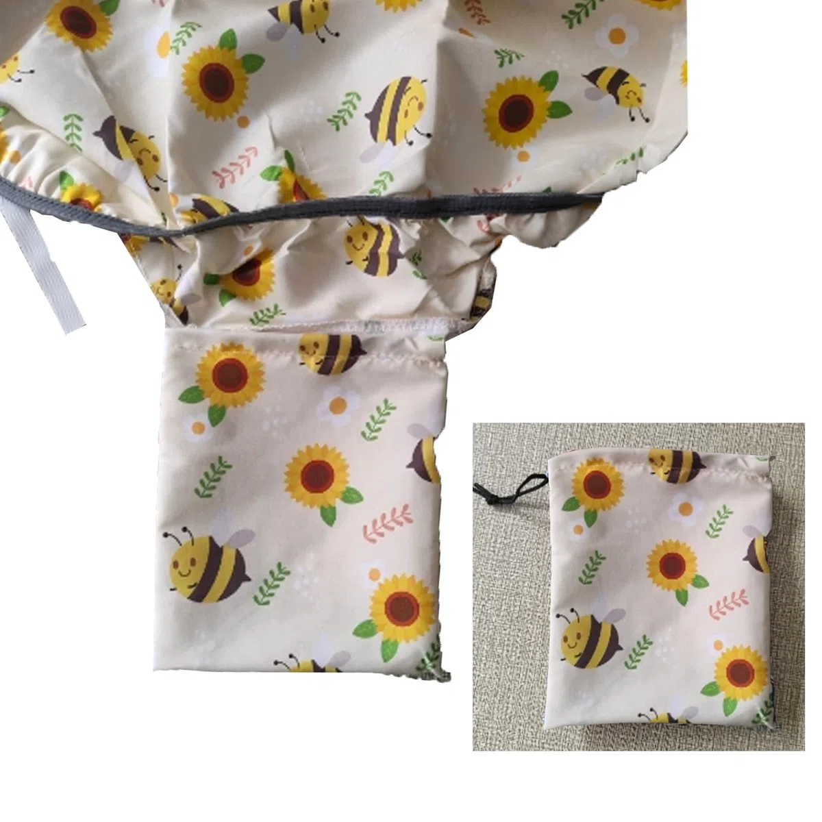 Bebé Cubierta de la Alta Silla del, Lavable Máquina Funda Plegable para Carrito Bebé, Carrito de Compras Cubierta para Silla, para Bebes o Niños Pequeños