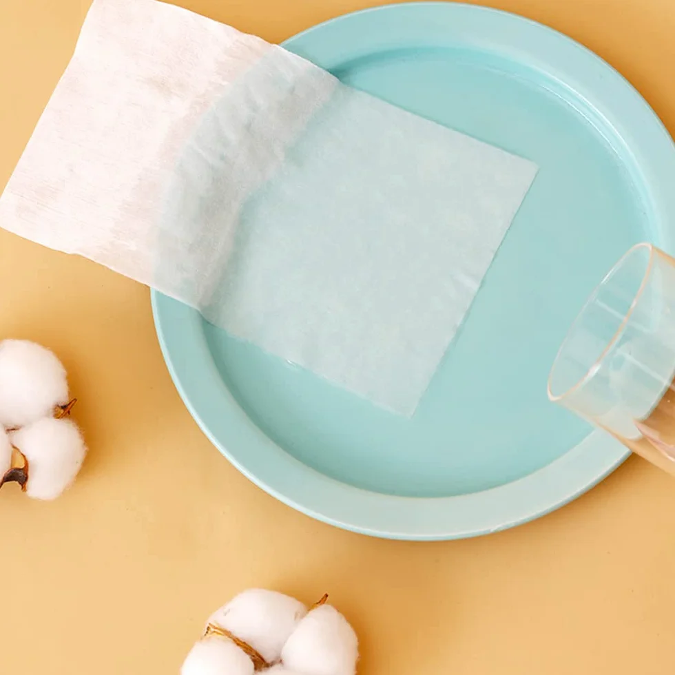 Paquete de 3 toallitas húmedas y secas de algodón; pañuelos de algodón ultra suaves para el cuidado del bebé, toallitas absorbentes para quitar maquillaje facial, ojos y esmalte de uñas, uso