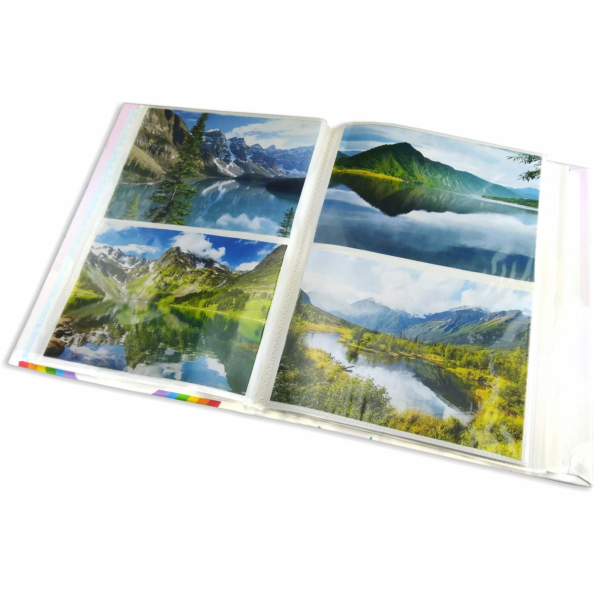 Álbum de Fotos de graduación con Bolsillos de 21x28 cm Contiene 200 Fotos de Papel Impreso de 13x18 cm con Acabado Laminado Mate