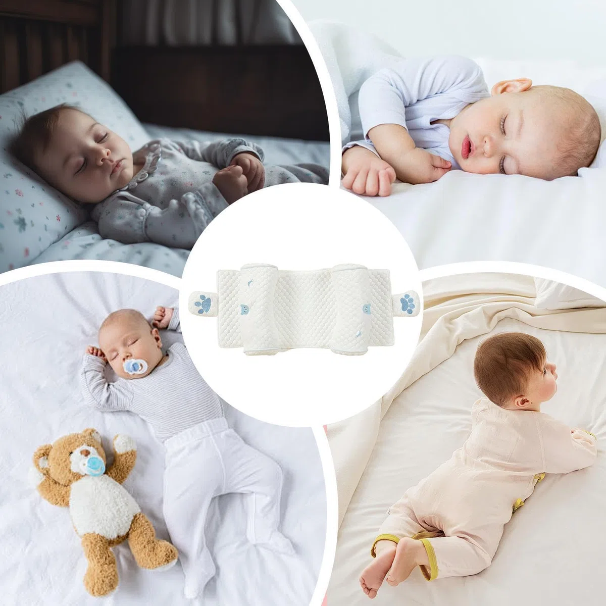 Almohada Infantil | Cojín Repuesto Pequeño Algodón Suave | Soporte Cabeza Dormir Coche Infantil | para Niños Y Niñas, Dormitorio Cama Cuna Cochecito Viaje Uso Diario Interior Y Exterior