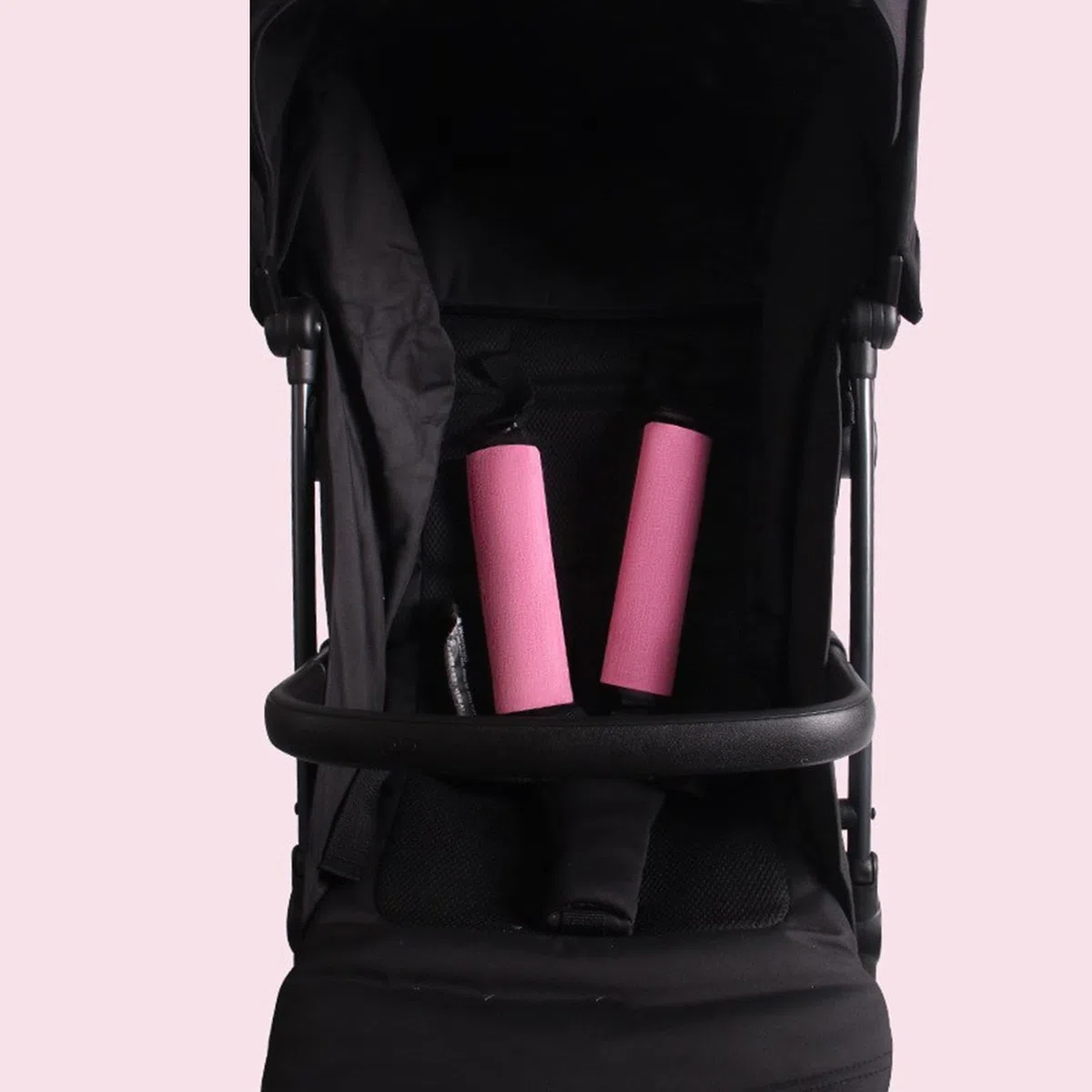 Protector de reposabrazos para cochecito suave y transpirable