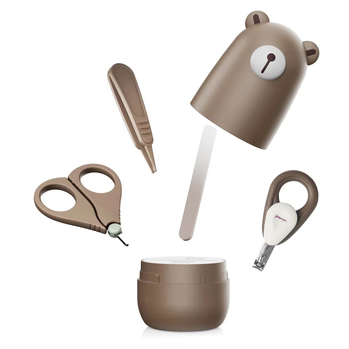 Juego de cortauñas para recién nacidos,Kit de uñas infantiles para regalo de padres primerizos