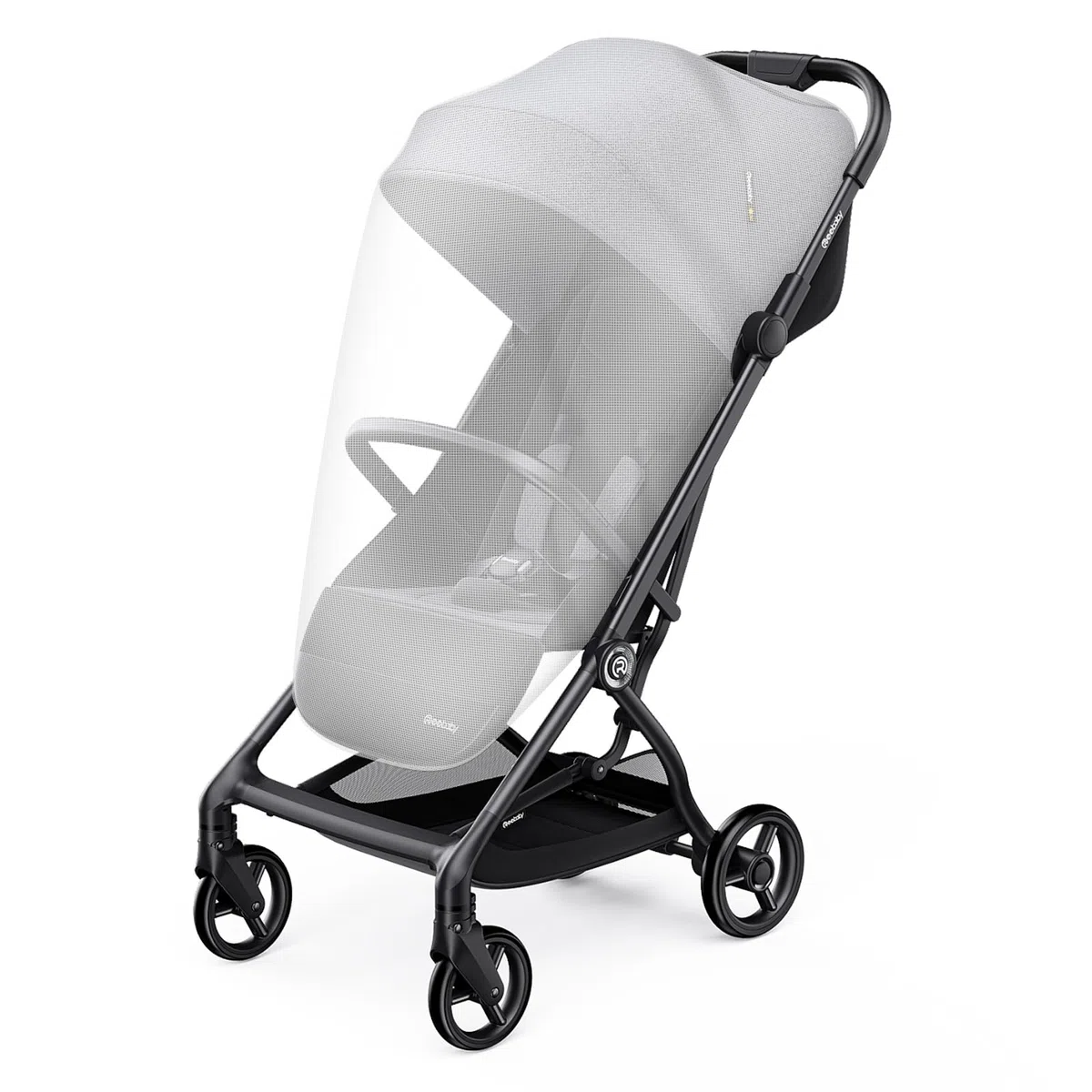 Universal Mosquitera Carrito Bebé, RISVOWO Mosquitera Universal para cochecitos y sillas de Paseo protección Ideal contra Avispas y Mosquitos Gracias a su Fino Tejido de Malla, Resistente y Lavable